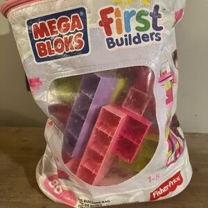 Pink and Purple Building‎ Blocks Set